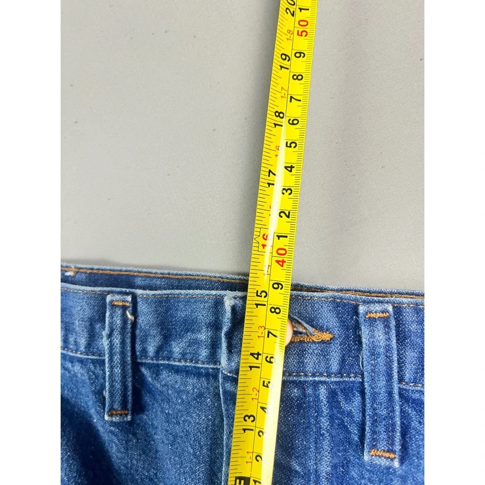 Wrangler 13MWZ Cowboy Cut Original Fit Blue Jeans Mens 43x31.5* Straight Leg EUC